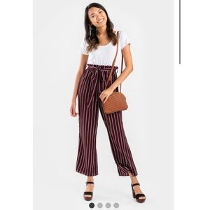 Francesca’s Maroon Jumpsuit